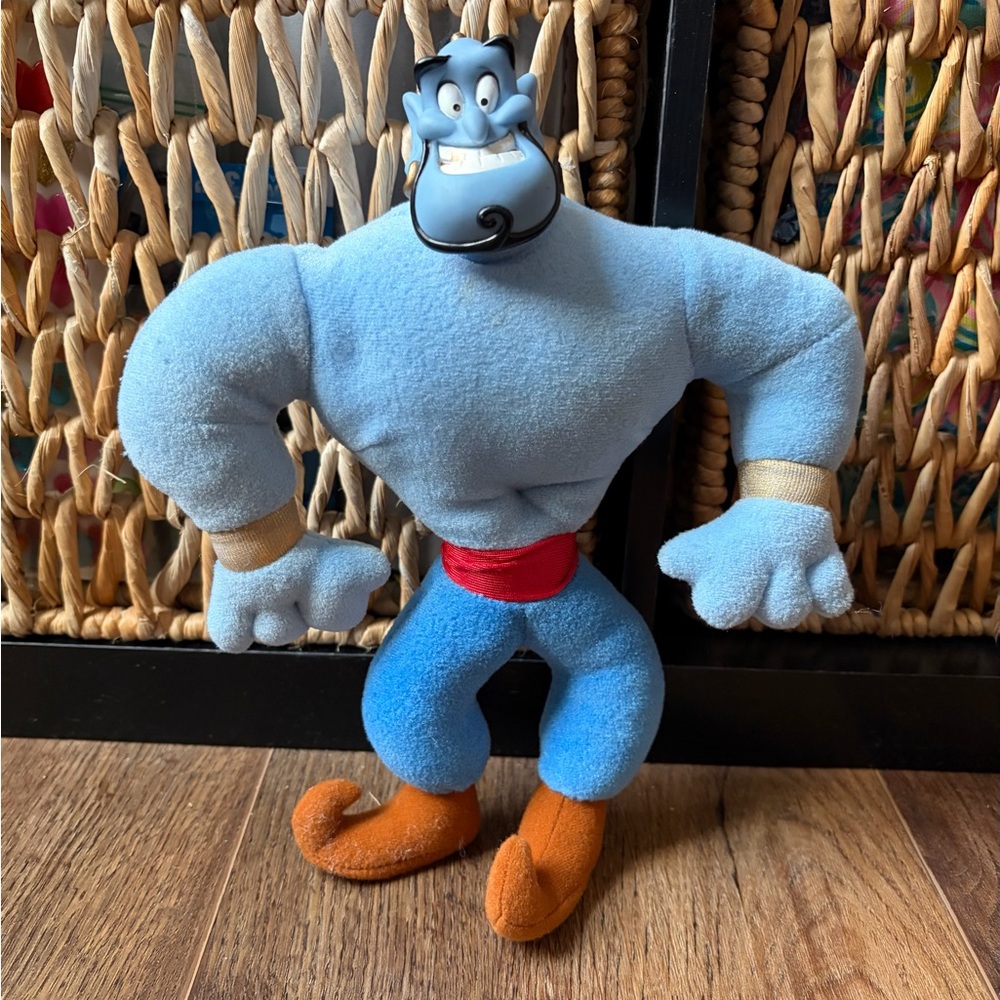 Vintage Disney Aladdin Genie Plush Figure